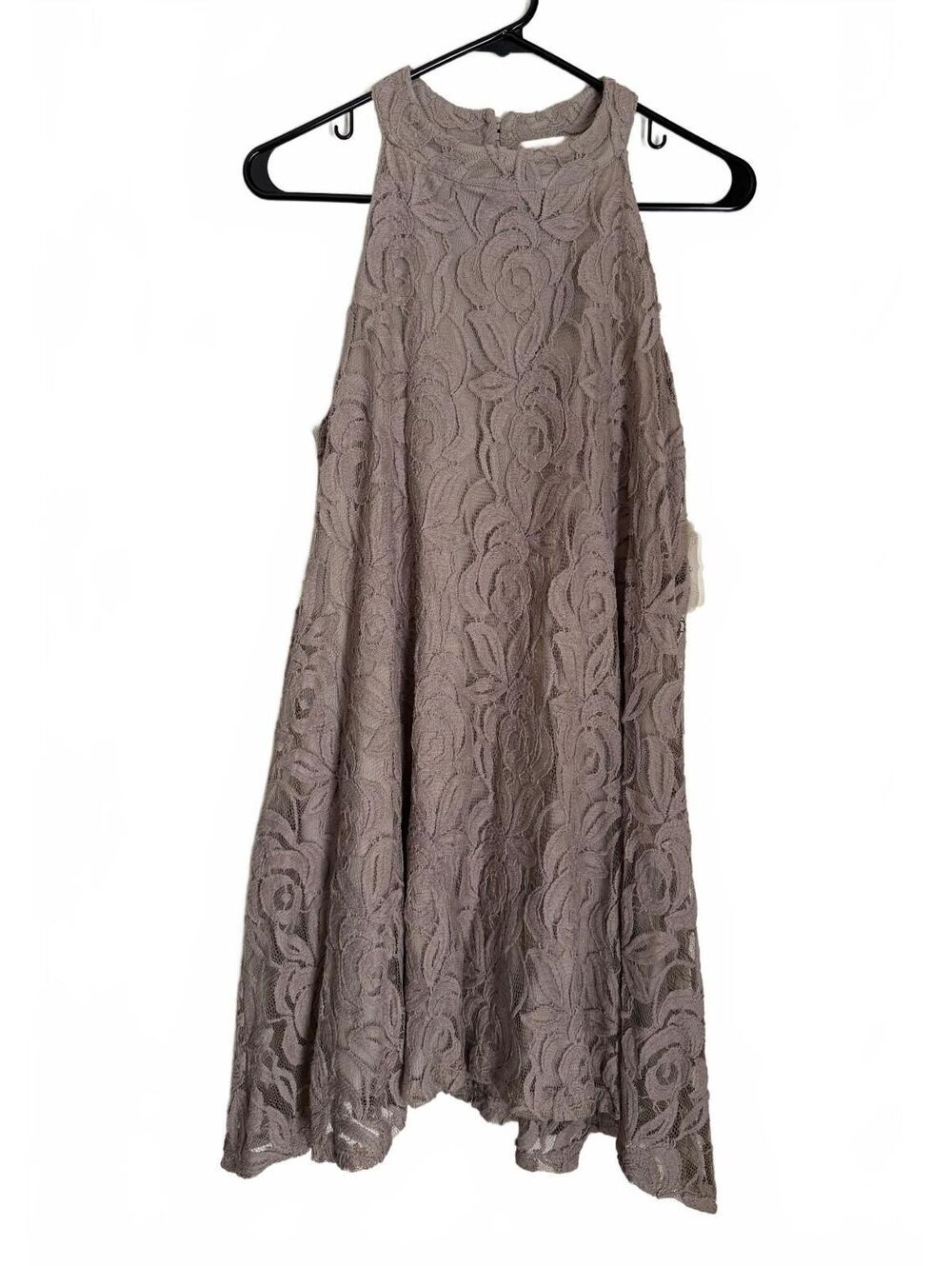 Altar'd State NEW Dress Size Small Latte Lace Sleeveless Coquette Cottagecore